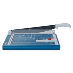 Dahle Professional Series Guillotine Paper Trimmer - 13-3/8" Cutting Length, 17-3/4" x 11-1/4" - side view