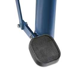 Dahle Large Format Premium Guillotine Trimmer - 43" Cutting Length, close-up of the manual foot clamp