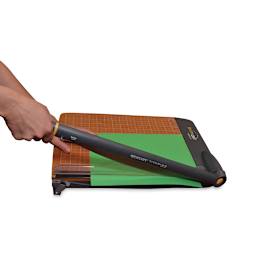 Westcott Trimair Trimmer - Guillotine, 15' Cut - in use