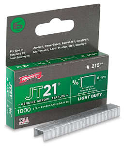 Arrow JT21 Staples, Box of 1000