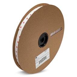 Scotch Reclosable Fastener - 1" x 50 yd, White, Hook Tape - upright