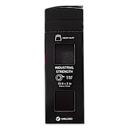 Velcro Brand Industrial Strength Fasteners - Tape Roll, Black, 2" x 15 ft, side of packaging