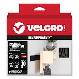 Velcro Brand Industrial Strength Fasteners - Tape Roll, Black, 2" x 15 ft front of package