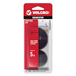 Velcro Sticky Back Fasteners - Black, 3/4" x 18", Tape Roll front of packaging