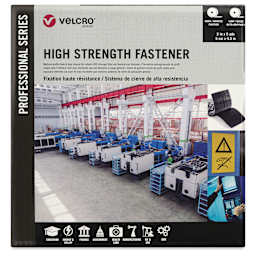 Velcro Brand Pro Series High Strength Fasteners - Black, 2" x 5 yds, Rolls front of packaging