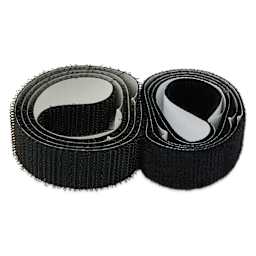 Velcro Brand Sticky Back for Fabrics Tape - Black, 3/4" x 24", Rolls on sides