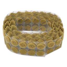 Velcro Sticky Back Fasteners - Pkg of 200, Beige, 3/4" Dots