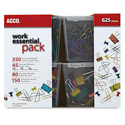 Acco Jumbo Pack of Clips and Pins