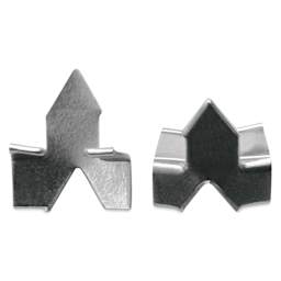 Ook Glazier Points - Pkg of 45, two points laid out