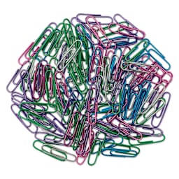 Officemate Paper Clips - Pkg of 120, Assorted Colors, No. 2 Paper Clips