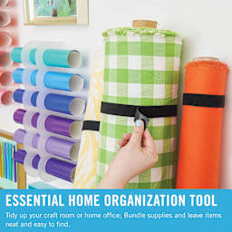 Essential Home Organization Tool, Tidy up your craft room or home office; Bundle supplies and leave items neat and easy to find. 