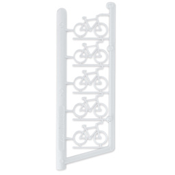 Schulcz Scale Model Vehicles - Bicycles, Pkg of 5, 1:100, 1/8" (product out of package)