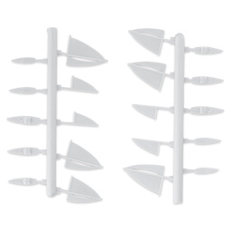 Schulcz Scale Model Vehicles - Sailboats, Pkg of 10, 1:500, 1/40" (product out of package)
