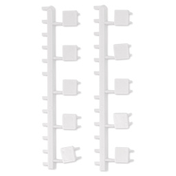 Schulcz Scale Model Furniture - Square Tables, Pkg of 10, 1:100, 1/8" (product ouf ot package)