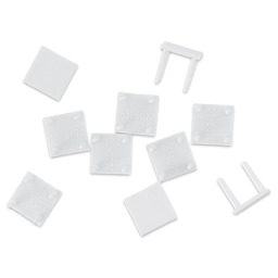 Schulcz Scale Model Furniture - Square Tables, Pkg of 10, 1:50, 1/4" (product out of package)