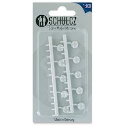 Schulcz Scale Model Furniture - Round Tables, Pkg of 10, 1:100, 1/8" (front of package)