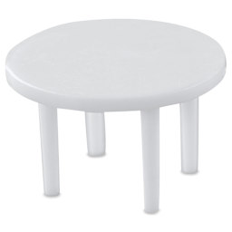 Schulcz Scale Model Furniture - Round Tables, Pkg of 10, 1:50, 1/4" (close up of product)