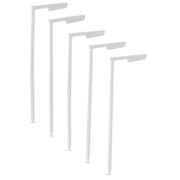 Schulcz Scale Model Building Parts - Street Lights, Pkg of 5, 1:100, 1/8" (product out of package)