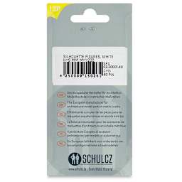 Schulcz Scale Model Figures - Silhouette, Pkg of 40, 1:200, 1/16" (back of package)