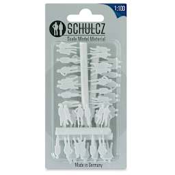 Schulcz Scale Model Figures - Silhouette, Pkg of 40, 1:100, 1/8" (front of package)