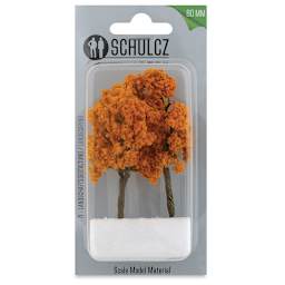 Schulcz Scale Model Trees - Leafy Tree, Metal Trunk, 80 mm, Pkg of 2 (in package)