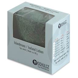 Schulcz Scale Model Foliage - Icelandic Lichen Moss, Olive Green, 50 g (front of box)
