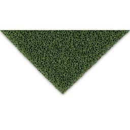 Schulcz Scale Model Plant Foam - Floral Green, Single, Coarse, 10 mm, 11-3/4" x 15-3/4" (close-up to show texture)