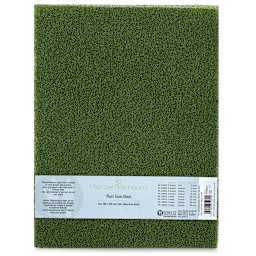 Schulcz Scale Model Plant Foam - Floral Green, Pkg of 2, Medium, 4 mm, 11-3/4" x 15-3/4" (front of package)