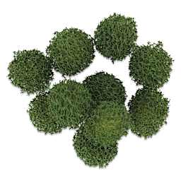 Schulcz Scale Model Foliage Spheres - Plant Foam, 19 mm, Pkg of 10 (product out of package to show texture)