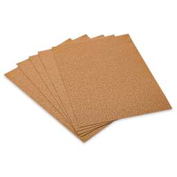 Schulcz Scale Model Cork Sheets - 11-3/4" x 15-3/4", 1 mm, Pkg of 5 Sheets (sheets laid on their side to show thickness)