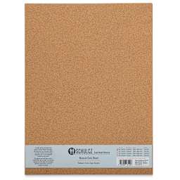 Schulcz Scale Model Cork Sheets - 11-3/4" x 15-3/4", 1 mm, Pkg of 5 Sheets (front of package)