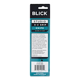 Blick E-Z Grip Knife - Black, back of packaging