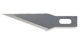 Blick E-Z Grip Knife - Closeup of knife blade