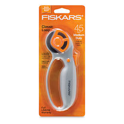 Fiskars Comfort Loop Rotary Cutter - Front view of package