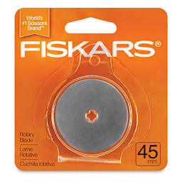 Fiskars Comfort Loop Rotary Cutter - Front of blister package of Replacement Blade