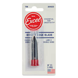 Excel Blades #23 Double Edge Blades - Pkg of 5 - front of packaging