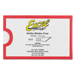 Excel Blades Hobby Blades - #24, Bulk Package, 100 Blades