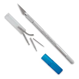 Excel Blades Double Ended Stylus - right angle of blade attached, stylus tips loose 