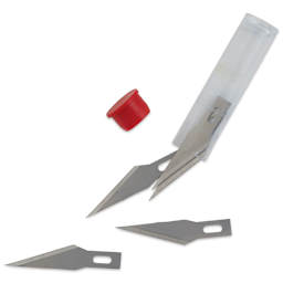 Excel Blades Hobby Blades - #2, Safety Carded Package, 5 Blades, Tube