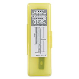 Olfa Wide Saw Blade - Pkg of 3, top of the carrying case with closed lid