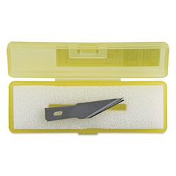 Olfa Precision Art Blades - Pkg of 5, inside carrying case with lid open