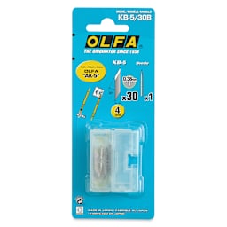 Olfa Multi-Purpose Art Blades - 4 mm, Pkg of 30, front of the packaging