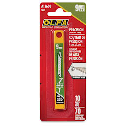 Olfa Graphics Snap Blades - Pkg of 10 front of packaging