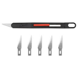 Excel Blades K80 Retractable Craft Knife - With 5 #21 Blades, out of packaging