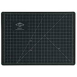 Alvin Cutting Mat - 8 1/2" x 12", Green/Black - black side
