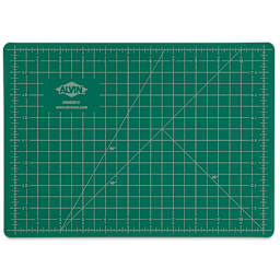 Alvin Cutting Mat - 8 1/2" x 12", Green/Black - green side