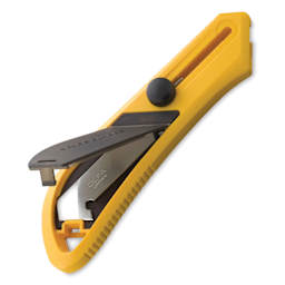 Olfa Retractable Plastic and Laminate Cutter - replacement blade-holding compartment in handle