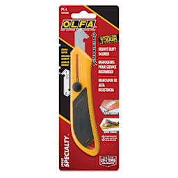 Olfa Retractable Plastic and Laminate Cutter - front of packaging