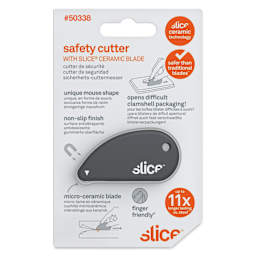 Slice Safety Cutter - Millenial Gray - front of packaging