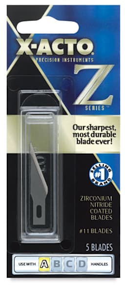 X-Acto #11 Blades - Pkg of 5, Z Series (front of package)